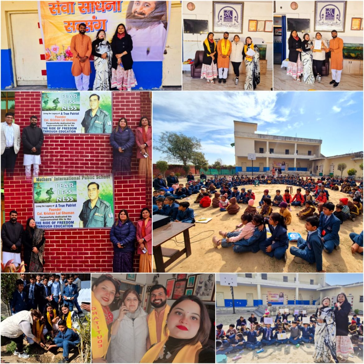 मेरठ रोड स्थित मवाना के मदर्स इंटरनेशनल पब्लिक स्कूल में आर्ट ऑफ लिविंग टीम के द्विदिवसीय कार्यशाला का आयोजन :