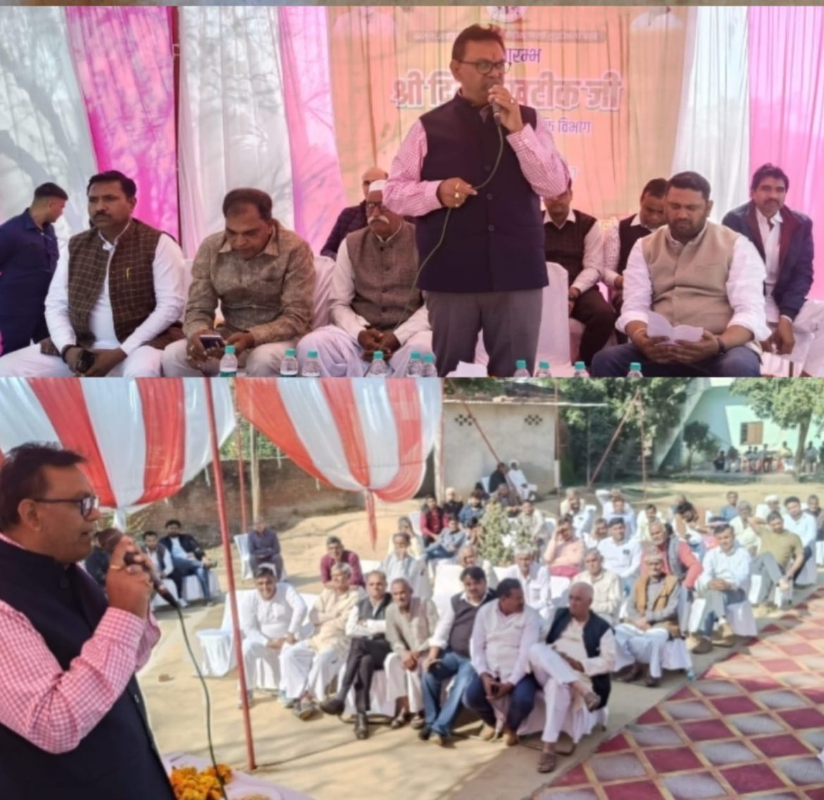 राज्यमंत्री दिनेश खटीक ने किया शाहपुर बटावाली मे पीडब्ल्यूडी की सड़क का उद्घाटन :