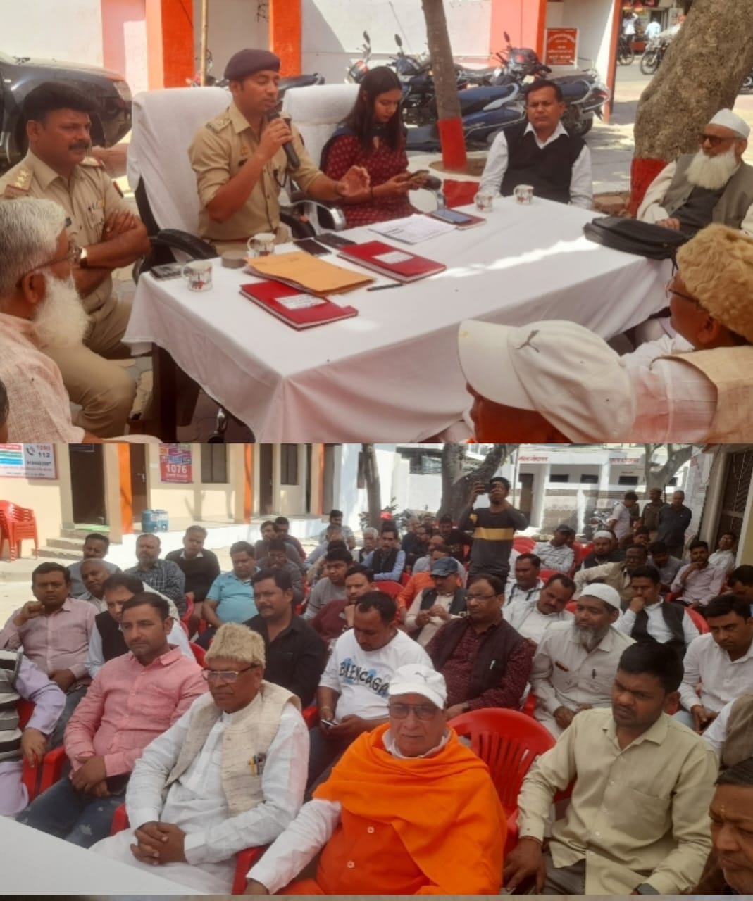 आगामी होली व ईद उल फितर को सकुशल संपन्न कराए जाने को लेकर मवाना कोतवाली में हुई मीटिंग :