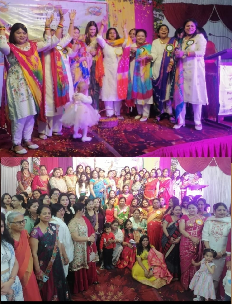 मवाना के मधुबन बैंकट हॉल में एलाइट क्लब द्वारा होली मिलन समारोह का आयोजन :
