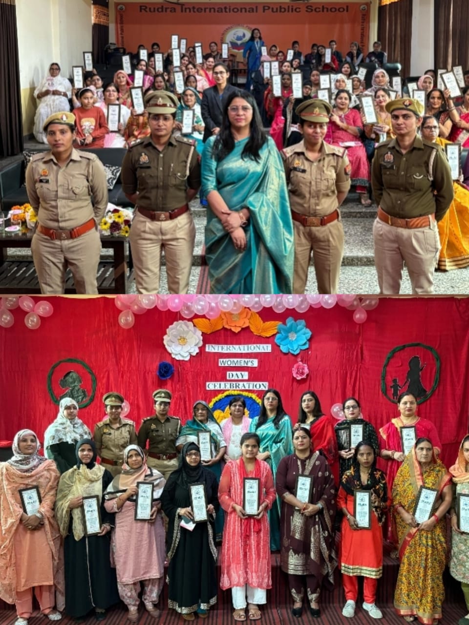 मेरठ रोड स्थित रुद्रा इंटरनेशनल स्कूल में अंतरराष्ट्रीय महिला दिवस का आयोजन :