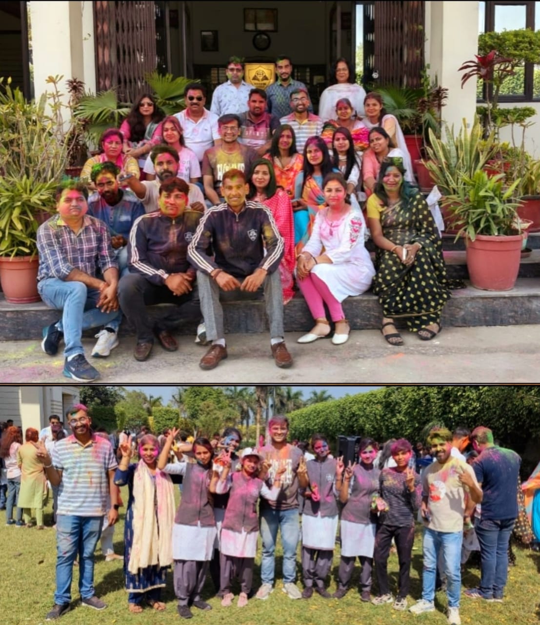 मेरठ रोड स्थित कृष्णा ग्रुप आफ इंस्टीट्यूशंस में  हर्षोल्लास के साथ मनाया गया होली का त्यौहार :