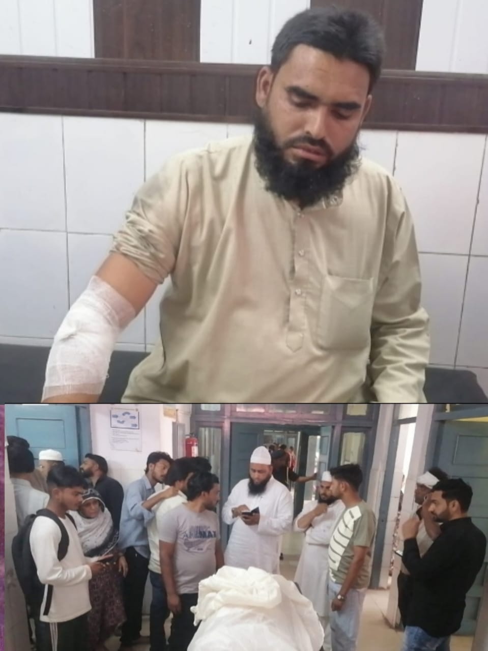 दवाई लेने जा रहे बाईक सवार पिता पुत्र को तेज रफ्तार कार सवार ने जोरदार टक्कर :