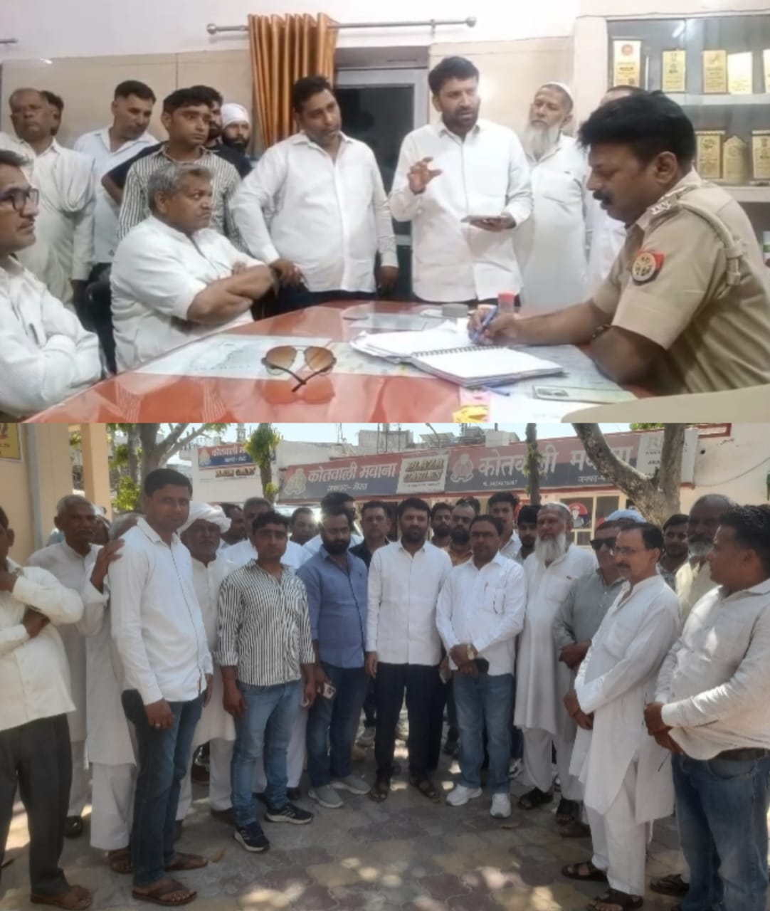 भाजपा नेता आकाश गुर्जर ने अज्ञात युवकों पर हत्या की साजिश रचने का अंदेशा जताते हुए पुलिस को सौंपी तहरीर :