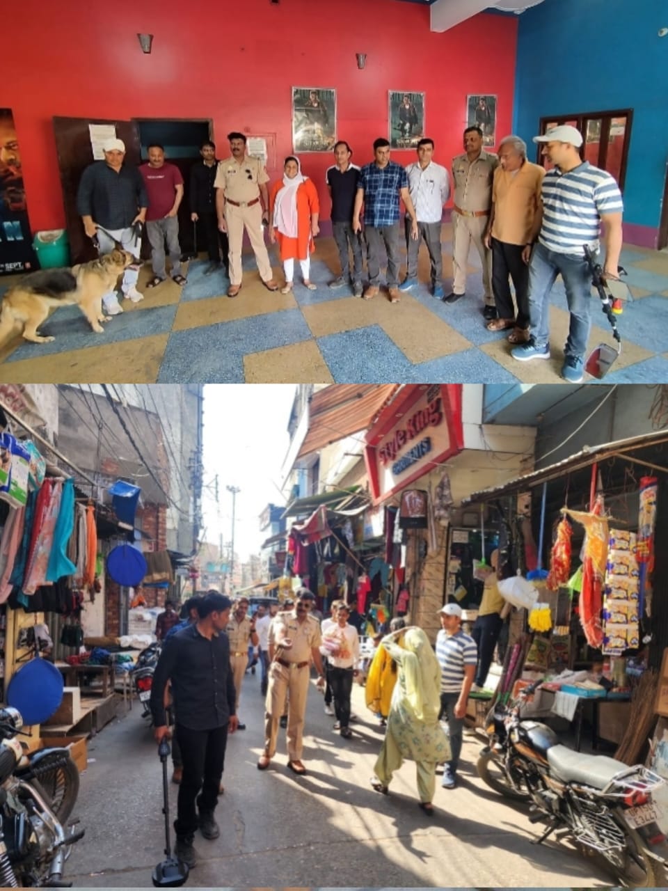 एसएसपी के आदेशों पर एएस टीम और डॉग स्क्वायड ने मवाना के विभिन्न स्थानों पर चलाया चैकिंग अभियान :