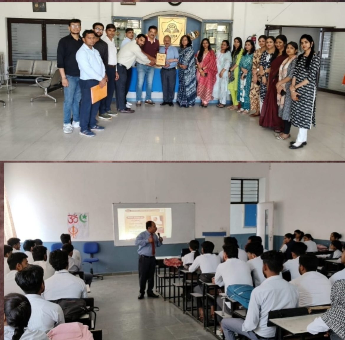 कृष्णा ग्रुप आफ इंस्टीट्यूशंस के बीसीए विभाग में साइबर क्राइम एंड एथिकल हैकिंग विषय पर सेमिनार का आयोजन :