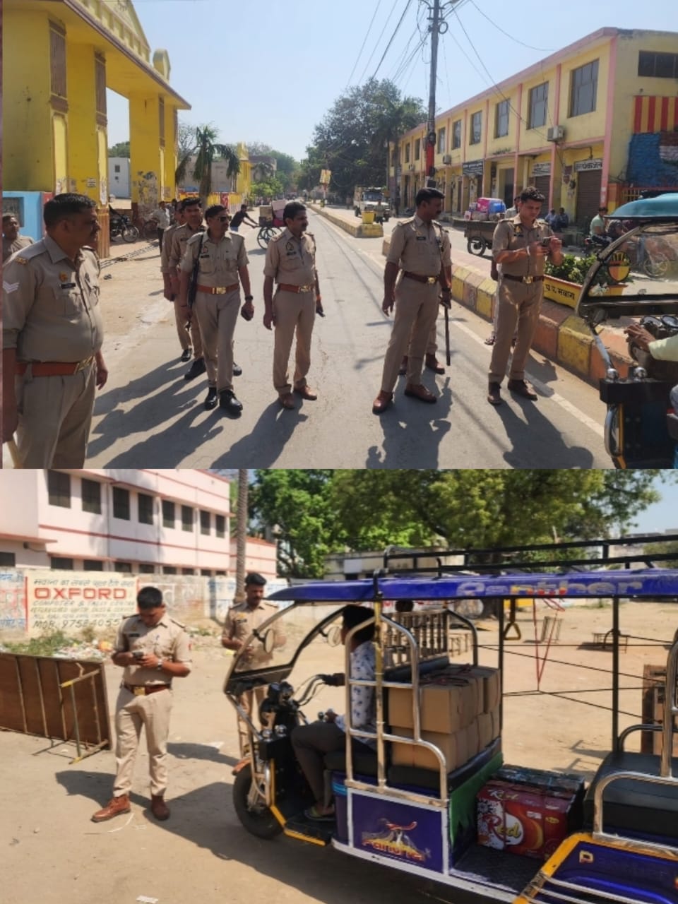 योगी के आदेश पर मवाना पुलिस का ई रिक्शाओं कर चला चाबुक 70 के चालान कांटे :