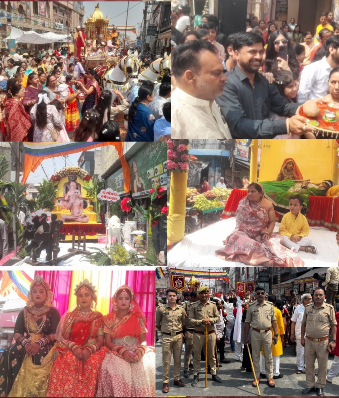 मवाना नगर में महावीर जयंती के उपलक्ष्य में श्री बड़ा दिगम्बर जैन मंदिर से भव्य शोभायात्रा का आयोजन :