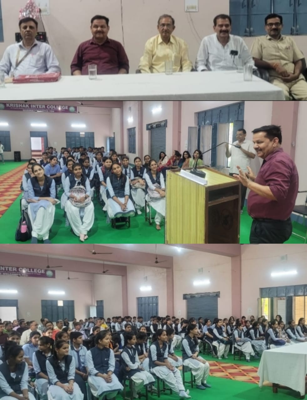 फलावदा रोड स्थित कृषक इण्टर कालिज में एकात्म अभियान के अन्तर्गत ध्यान कार्यक्रम का आयोजन :