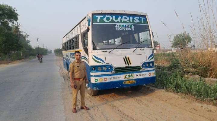 मवाना पुलिस द्वारा गत रात्रि चोरी हुई बस को 24 घंटे के अंदर किया बरामद: