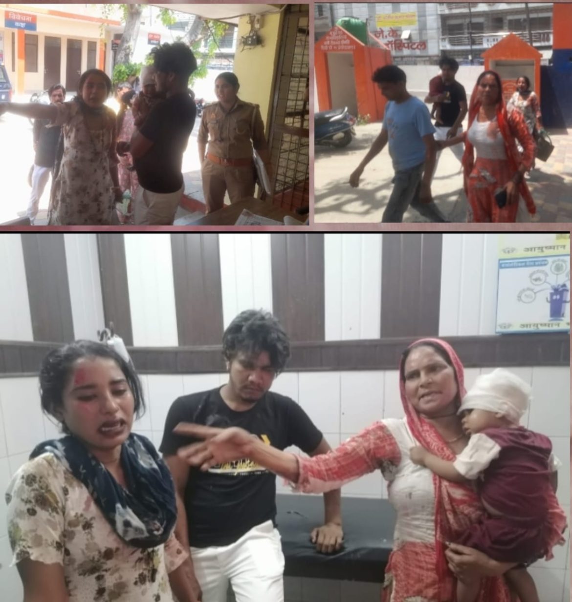 गणेशपुर में शराब के नशे में धुत मोटरसाइकिल सवार ने बाइक पर जा रही दंपति को पीछे से मारी जोरदार टक्कर :