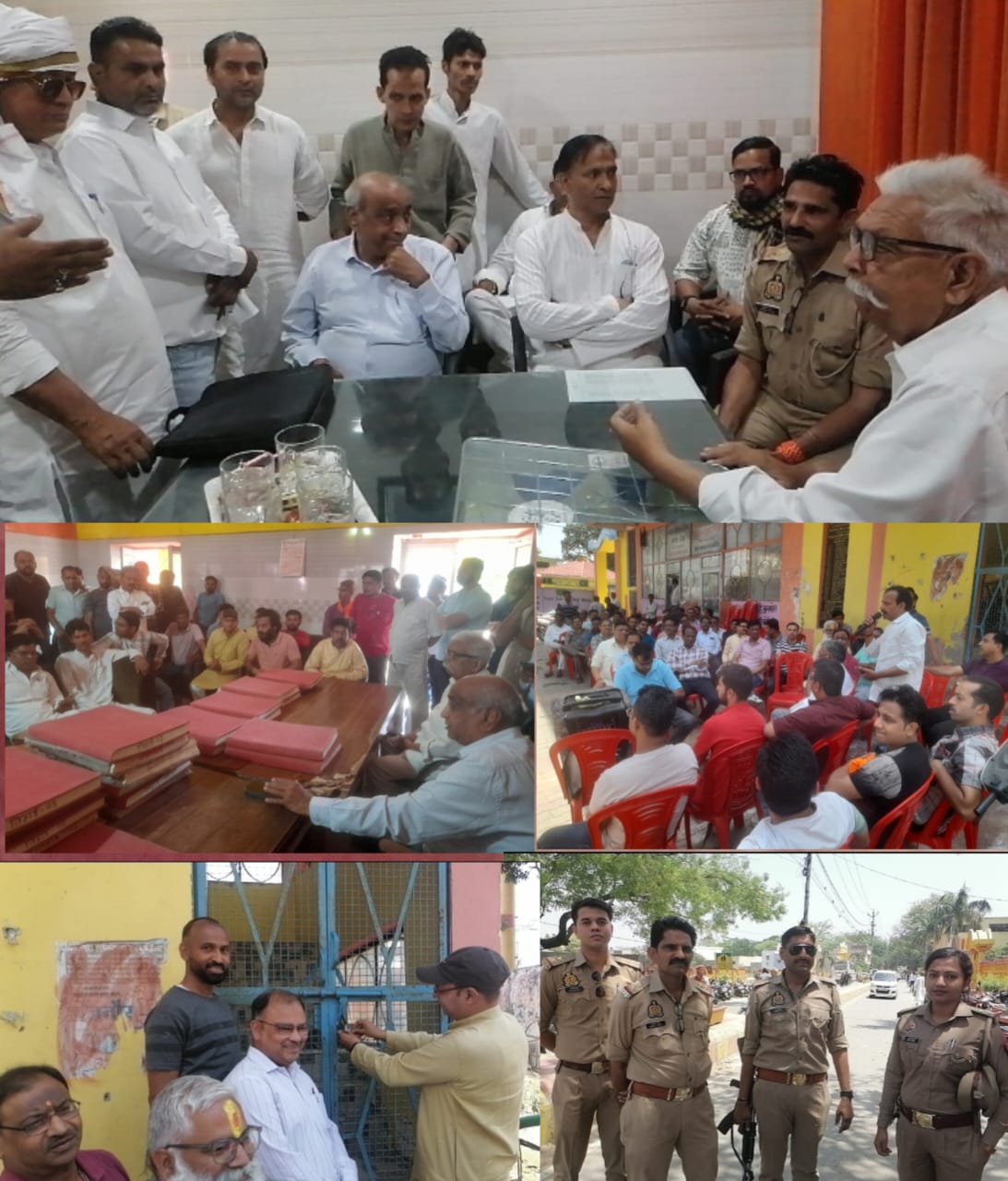 नगर पालिका द्वारा होने वाली बोर्ड मीटिंग कस्बे केव्यापारियों के विरोध की भेंट चढ़ गई :