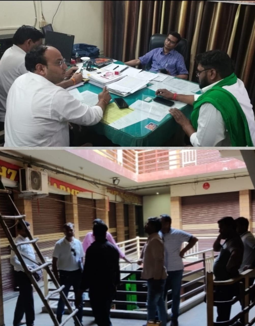 मवाना के ग्लैक्सी प्लाजा मे बिजली चोरी को लेकर भारतीय किसान यूनियन (संघर्ष मोर्चा) के जिलाध्यक्ष के नेतृत्व में विधुत विभाग के अधिशासी अभियंता का किया घेराव :