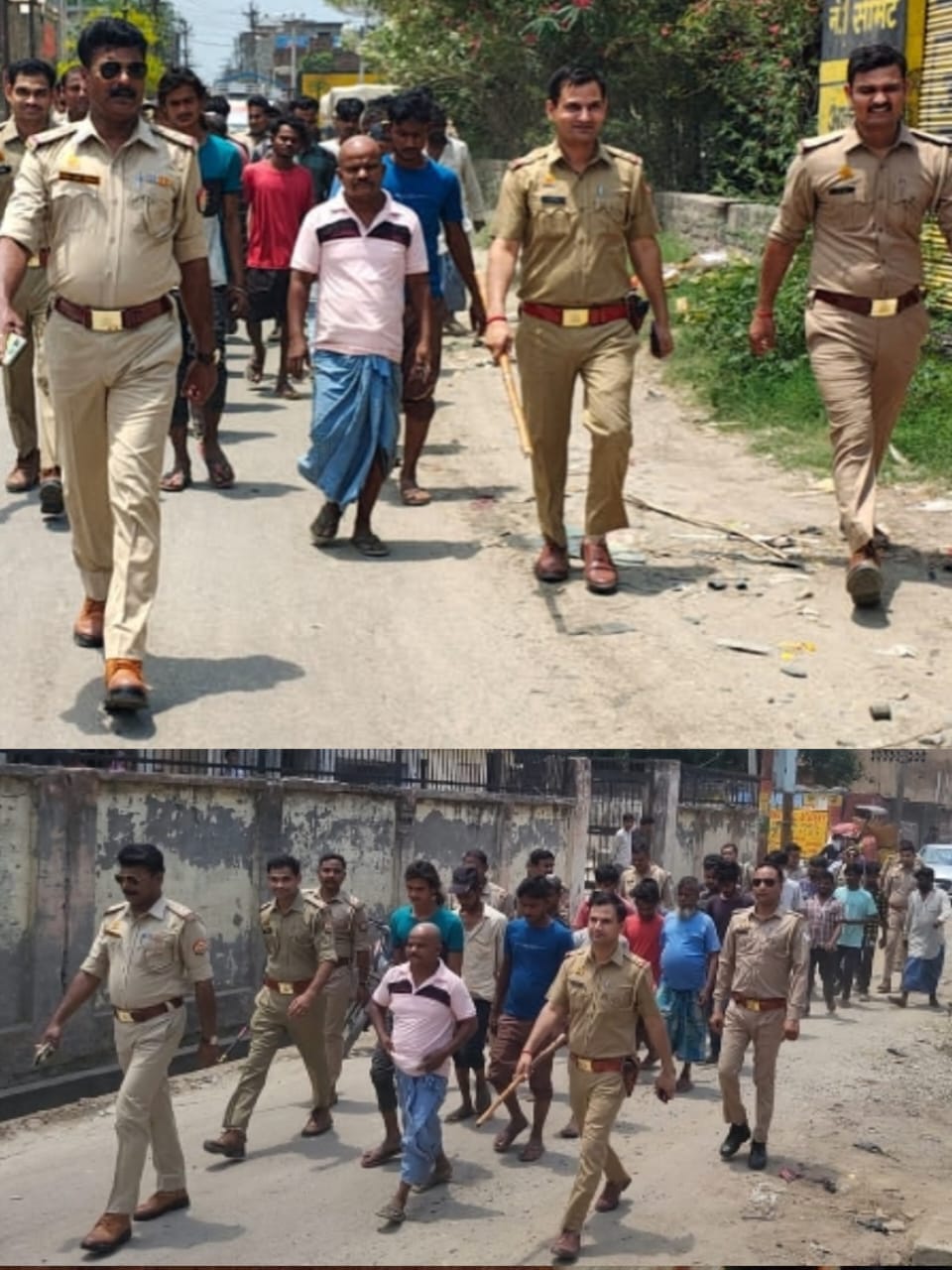 पुलिस द्वारा मवाना थाना क्षेत्र मे रह रहे डेरा डाले 20 से अधिक संदिग्ध घूमन्तु को किया गिरफ्तार :