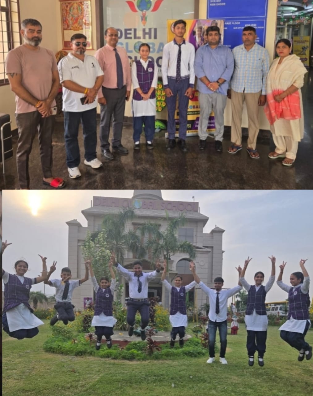 मवाना बाईपास स्थित दिल्ली ग्लोबल स्कूल का सी.बी.एस.ई रिजल्ट रहा उत्कृष्ट :