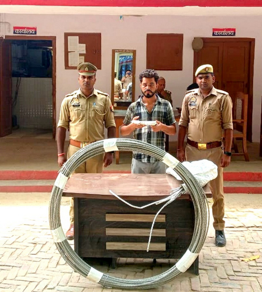 शातिर हिस्ट्रीशीटर अपराधी गिरफ्तार :