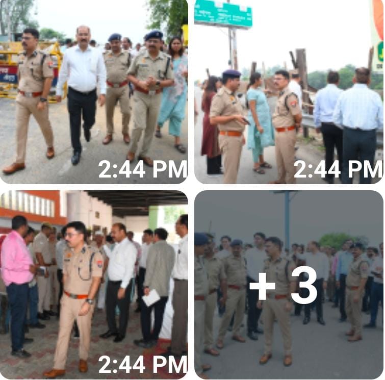 मास कांवड़ यात्रा-2025 के दृष्टिगत जिलाधिकारी एवं वरिष्ठ पुलिस अधीक्षक द्वारा कांवड़ मार्ग पटरी का किया गया निरीक्षण :