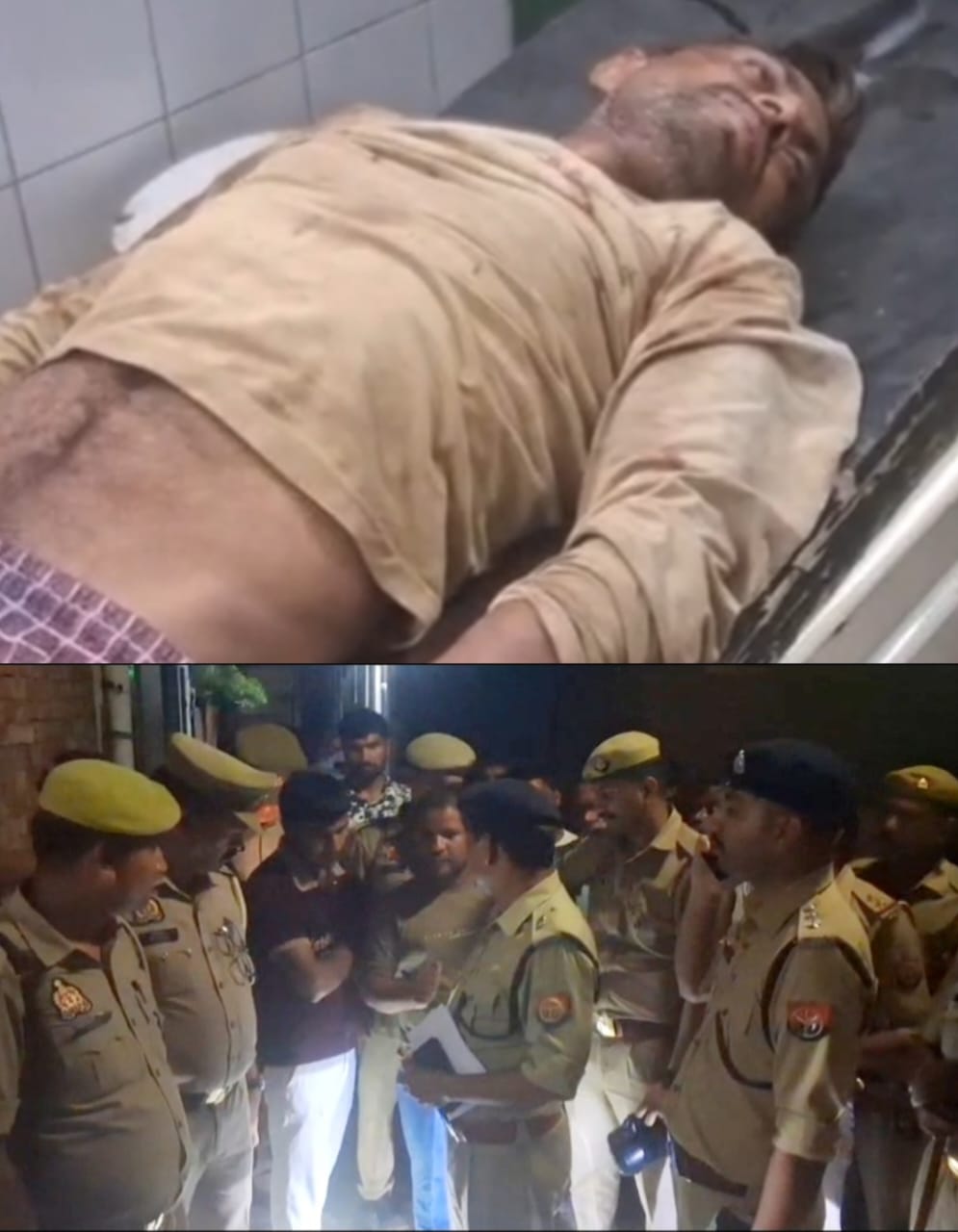 बाइक सवार अज्ञात बदमाशों ने घर के बाहर बैठे मजदूर को मारी गोली :