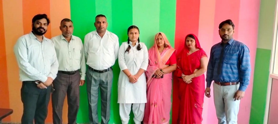 जहांगीरपुर मैक्सविन पब्लिक स्कूल की छात्रा का हुआ जवाहर नवोदय प्रवेश परीक्षा 2025-26 में चयन :