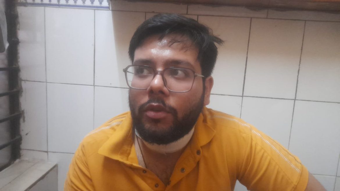 मवाना में स्कूटी पर सवार युवक का प्रतिबंधित चाइनीज मांझे ने काटा गला :