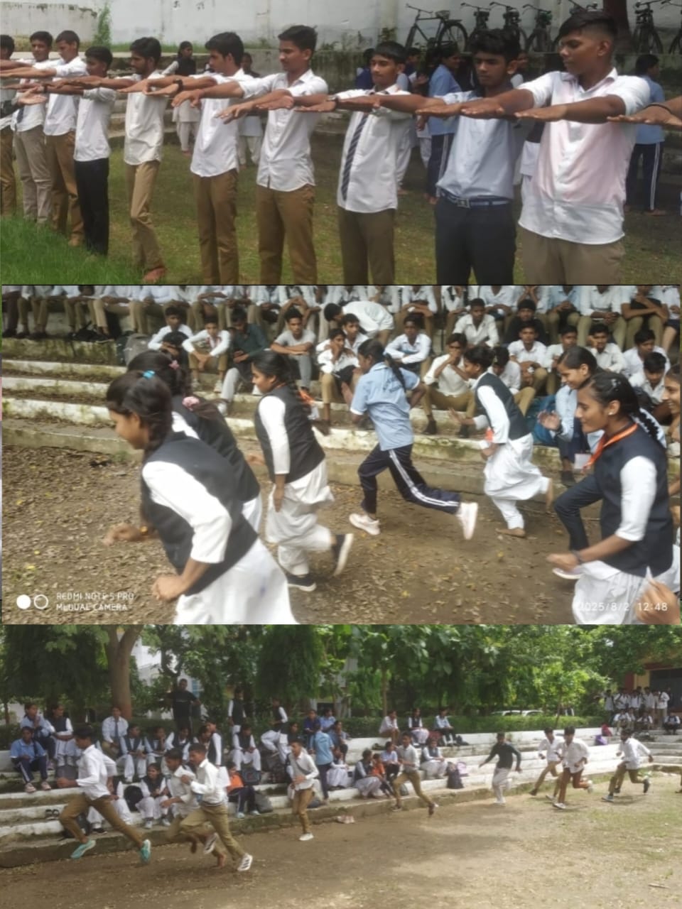 कृषक इण्टर कालिज में कठिन प्रतिस्पर्धा के साथ एनसीसी कैडेट्स की भर्ती सम्पन्न :