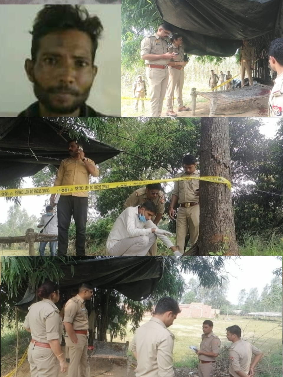आम के बाग में युवक का गला कटा शव मिलने से मवाना मे फैली सनसनी :