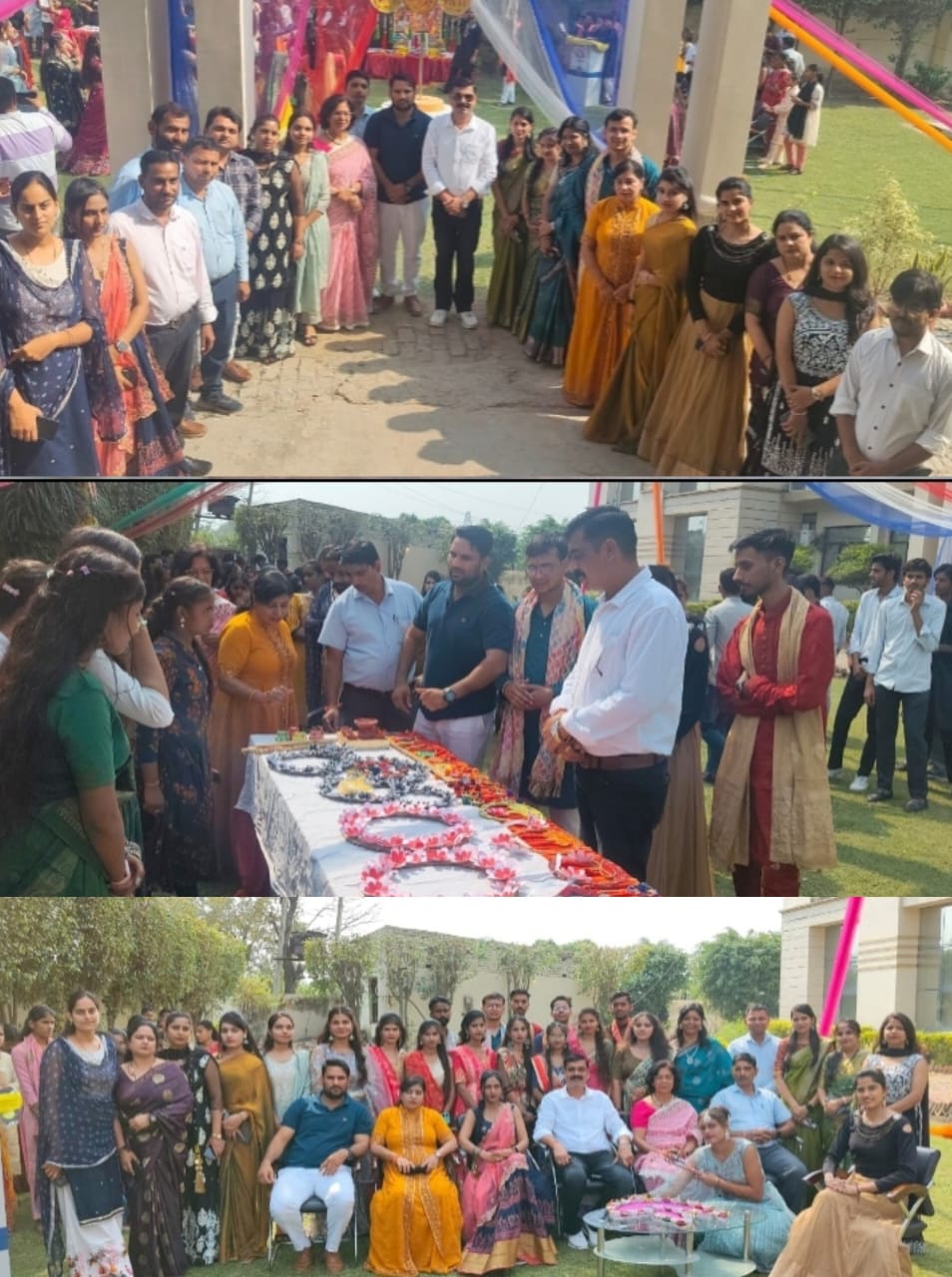 मवाना क्षेत्र के कृष्णा ग्रुप आंफ इंस्टीट्यूशंस में धूमधाम से मनाया गया दीपावली महोत्सव :