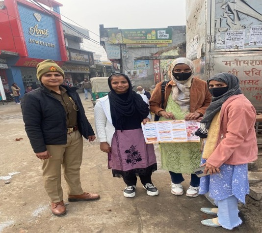 मिशन शक्ति अभियान फेज-5.0 के अंतर्गत जनपद मेरठ में व्यापक नारी सुरक्षा एवं जागरूकता कार्यक्रम :
