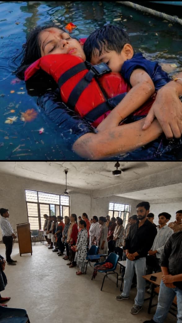उत्तर प्रदेश कौशल विकास योजना, किला परीक्षितगढ़ (मेरठ) केंद्र पर जबलपुर क्रूज हादसे के मृतकों को श्रद्धांजलि :