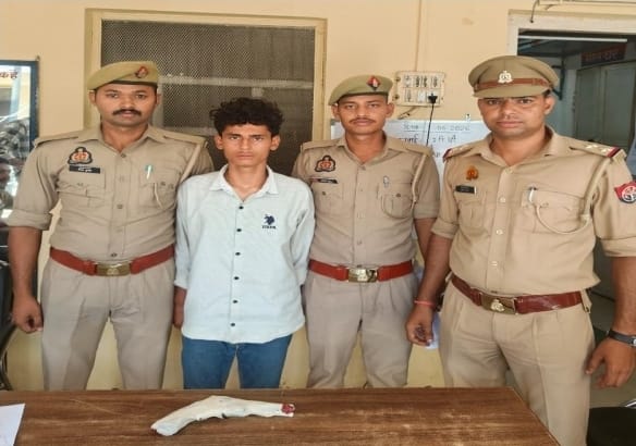 ढिकौली फायरिंग कांड का खुलासा, एक आरोपी गिरफ्तार,तमंचा और कारतूस बरामद :