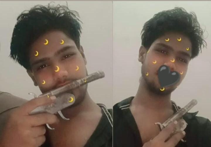 मेरठ में अवैध तमंचे के साथ युवक का वीडियो वायरल, शावेज़ को पकड़ना पुलिस के लिए चुनौती :