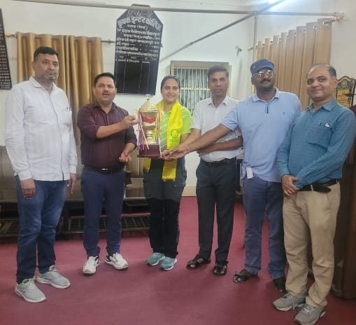 अंतरराष्ट्रीय निशानेबाज रूबिना सैफी का कृषक इंटर कॉलेज में भव्य सम्मान :