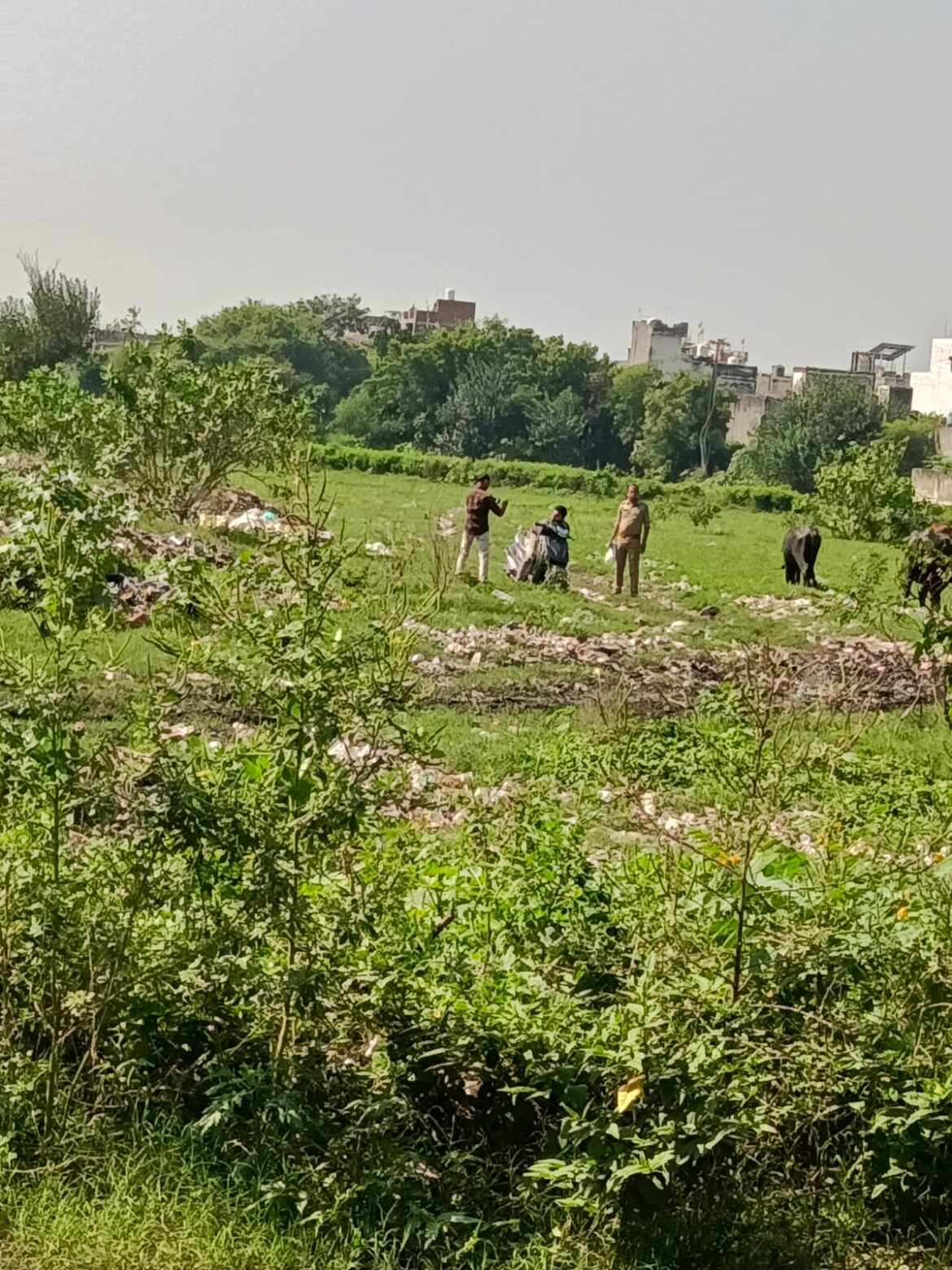 रोहटा रोड पर स्कूटी पर मिला अज्ञात युवक का शव, इलाके में मचा हड़कंप :
